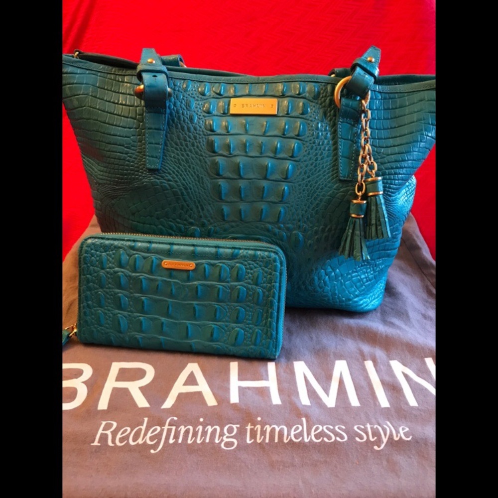 Brahmin tote & wallet